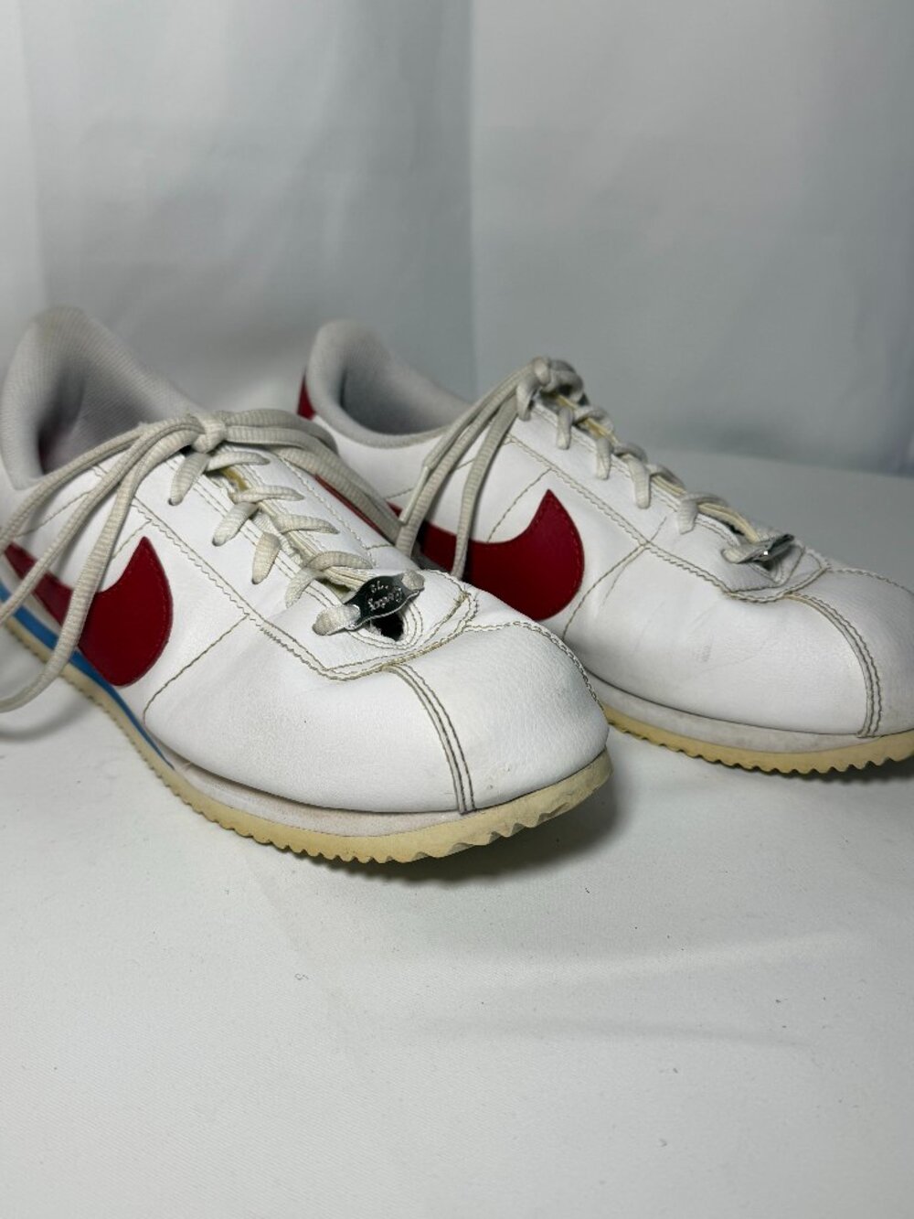 Nike Cortez '72 Basic SL (GS) Tennis Shoes Youth 7Y White/Varsity Red 904764-103